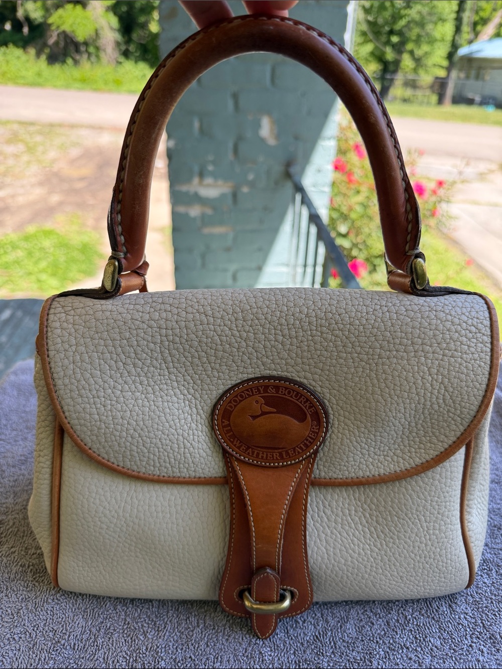 Vintage Dooney & Bourke Essex Carrier Bag Top Handle